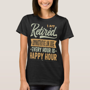 Camiseta Juez de derecho administrativo retirado