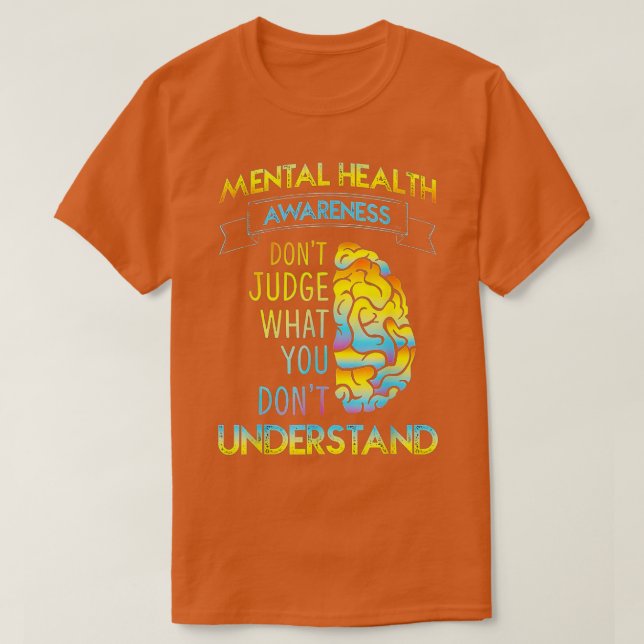 CAMISETA JUEZ DE DONT - CONCIENCIA SOBRE SALUD MENTAL  (Diseño del anverso)