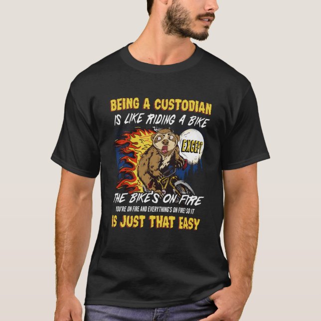 Camiseta Juez de guardia de la escuela Janitor (Anverso)