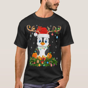 Camiseta Juez del Pájaro Pingüino Lover Reindeo Santa Hat P