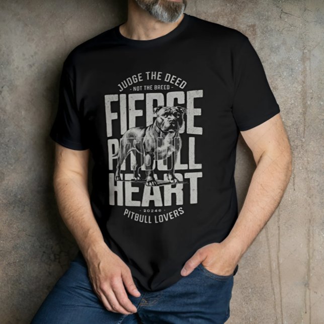 Camiseta Juez El Hecho No La Raza Fierce Pitbull Corazón (Subido por el creador)