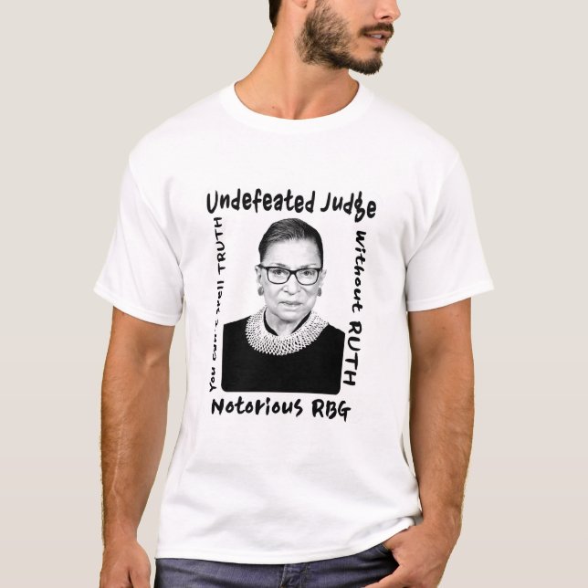 Camiseta Juez invicta Notorious RBG (Anverso)