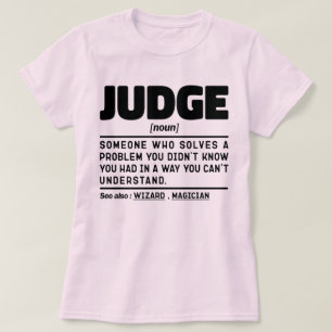 Camiseta Juez Nun Definición Profesional Papá Sarcástico