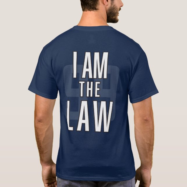 Camiseta Juez - Yo Soy La Ley (Reverso)