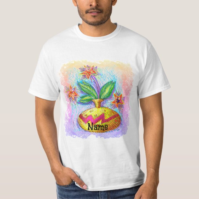 Camiseta Jug O Flowers (Anverso)