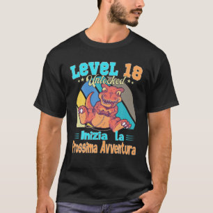 Camiseta Jugador 18 Aniversario - Dinosaurio Regalo Niños 1