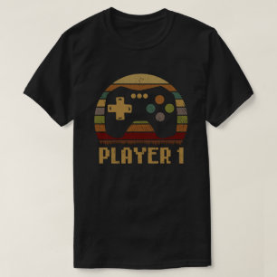 Camiseta Jugador 1 Jugador 2 Pareja de Jugador Coincidiendo
