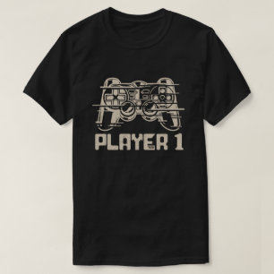 Camiseta Jugador 1 Jugador 2 Pareja de Jugador Coincidiendo
