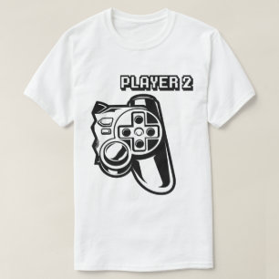 Camiseta Jugador 1 Jugador 2 Pareja Jugadora