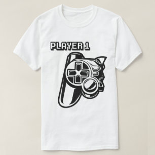 Camiseta Jugador 1 Jugador 2 Pareja Jugadora