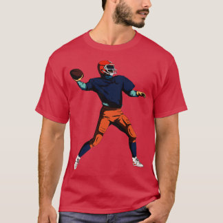 Camiseta Jugador Americano Gridiron Retro Style