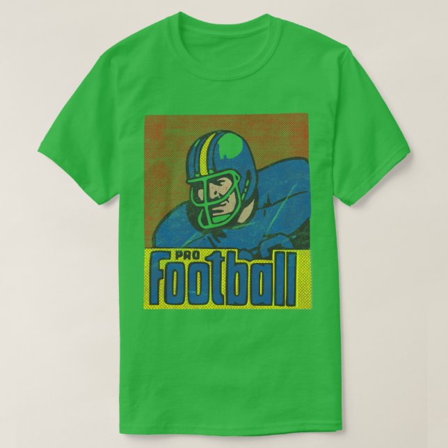 Camiseta Jugador Americano Retro Vintage (Diseño del anverso)