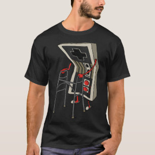 Camiseta Jugador Antiguo Divertido Juegos Retro 80s 90s Vid