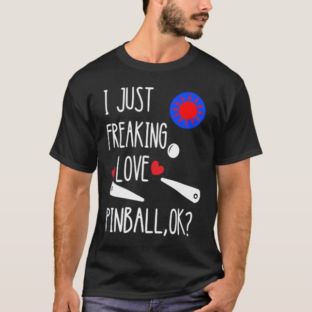 Camiseta Jugador Automático de Voltereta de Juego de Arcade (Anverso)