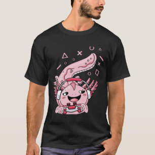 Camiseta Jugador Axolotl Personalizado Cute Axolotl Gamer