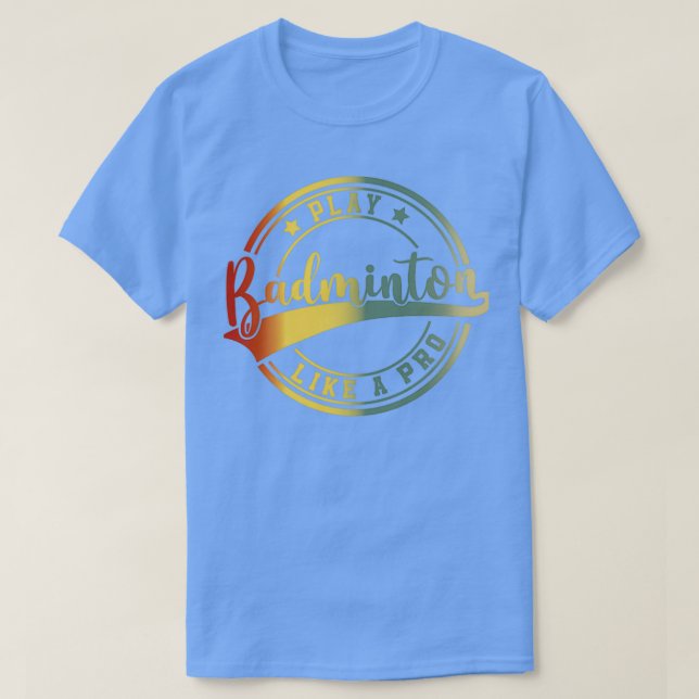 Camiseta Jugador Badminton Racket Badminton (Diseño del anverso)