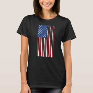 Camiseta Jugador Billiards USA Bandera Americana Billar Cue