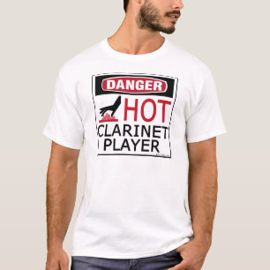 Camiseta Jugador caliente del Clarinet