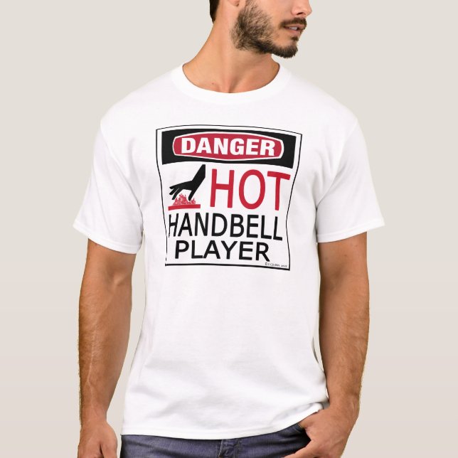 Camiseta Jugador caliente del Handbell (Anverso)