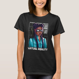 Camiseta Jugador Chica de Samurai Katana de realidad virtua