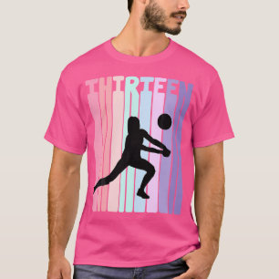 Camiseta Jugador Chica De Voleibol De 13 Años