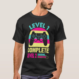 Camiseta Jugador Chica Nivel 1 Videojuego completo Primer n