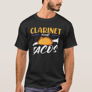 Camiseta Jugador Clarinet - Músico Clarinet Taco Gift