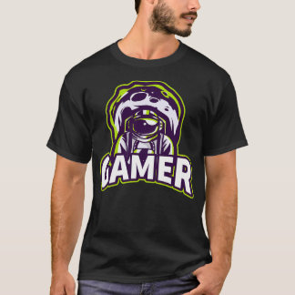 Camiseta Jugador Con Astronauta Y Un Asteroide