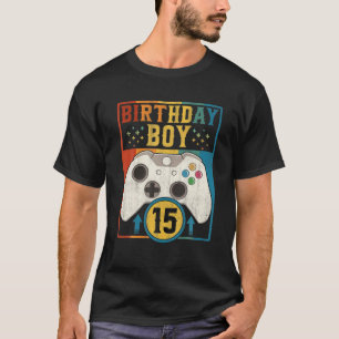 Camiseta Jugador controlador de videojuegos retro Birthday