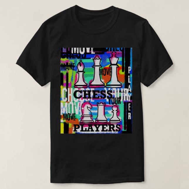 Camiseta Jugador Copie de ajedrez elige tu arma moderna (Diseño del anverso)