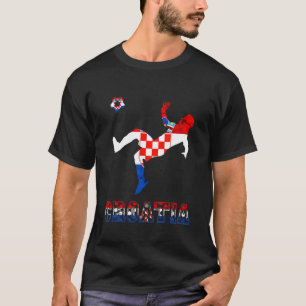 Camiseta Jugador croata de fútbol croata orgullo croata