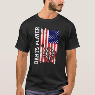 Camiseta Jugador Darts Bandera Estadounidense
