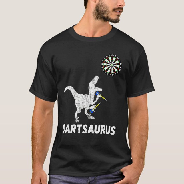Camiseta Jugador Darts Dinosaur Board Game Darts (Anverso)