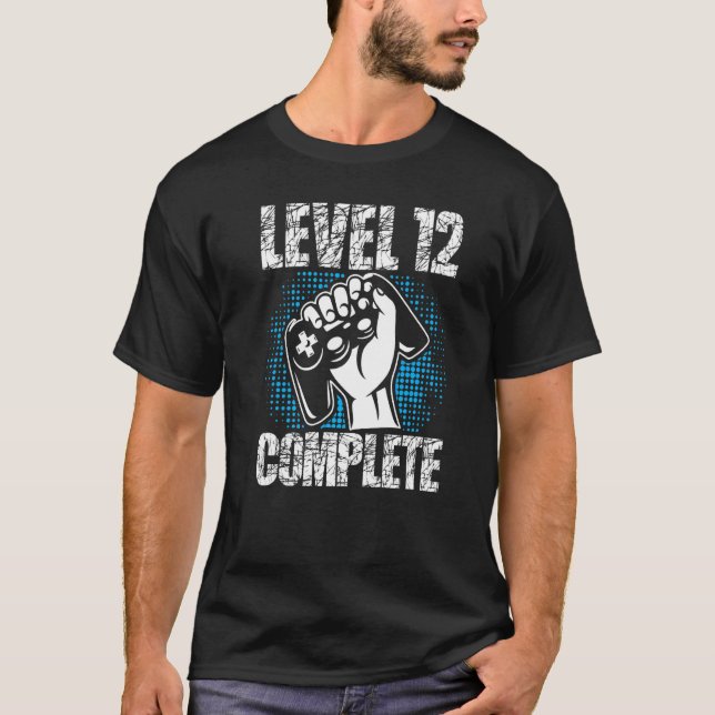 Camiseta Jugador de 12 años completo de nivel 12 (Anverso)