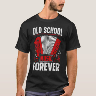 Camiseta Jugador de acordeón de T-Shirt Air, música antigua