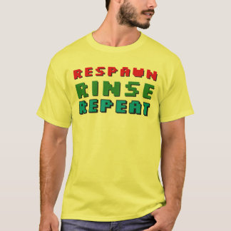 Camiseta Jugador de adultos repetidos de la carrera de repo