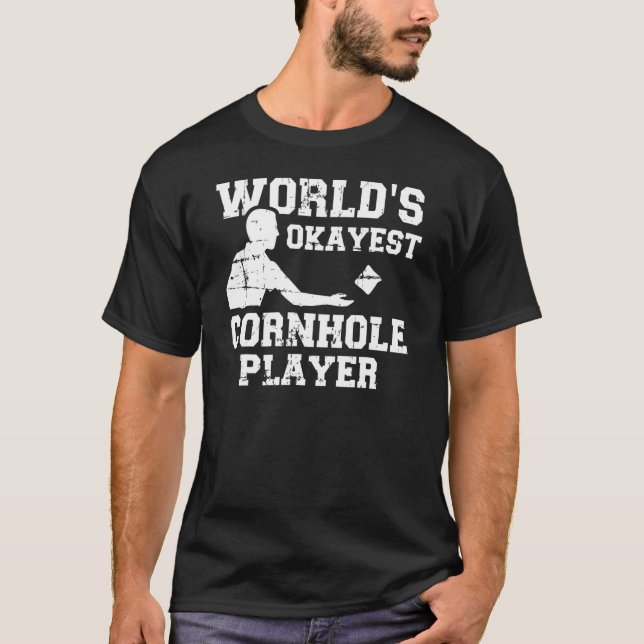Camiseta Jugador de agujeros de maíz más Okái del mundo (Anverso)