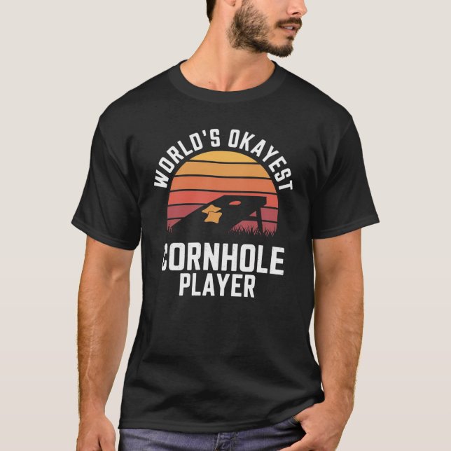 Camiseta Jugador de agujeros de maíz más Okái del mundo (Anverso)