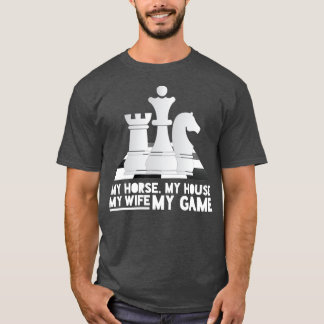 Camiseta Jugador de ajedrez con disfraces de ajedrez King Q