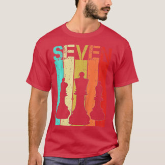Camiseta Jugador de ajedrez de 7 años Chica de cumpleaños 7