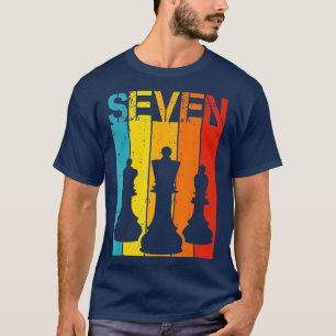 Camiseta Jugador de ajedrez de 7 años Chica de cumpleaños 7