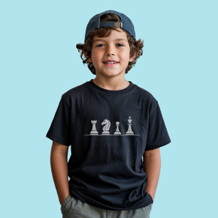 Camiseta Jugador de Ajedrez de Moda Amante de las Piezas de