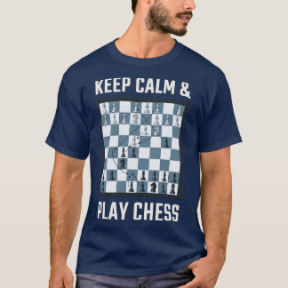Camiseta Jugador de ajedrez de tablero de ajedrez