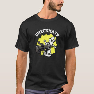 Camiseta Jugador de ajedrez de tablero de ajedrez Checkmate