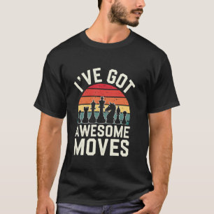 Camiseta Jugador de Ajedrez Divertido Jaque Mate Piezas de