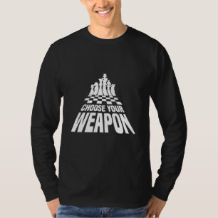 Camiseta Jugador de ajedrez elige tus piezas de ajedrez de 