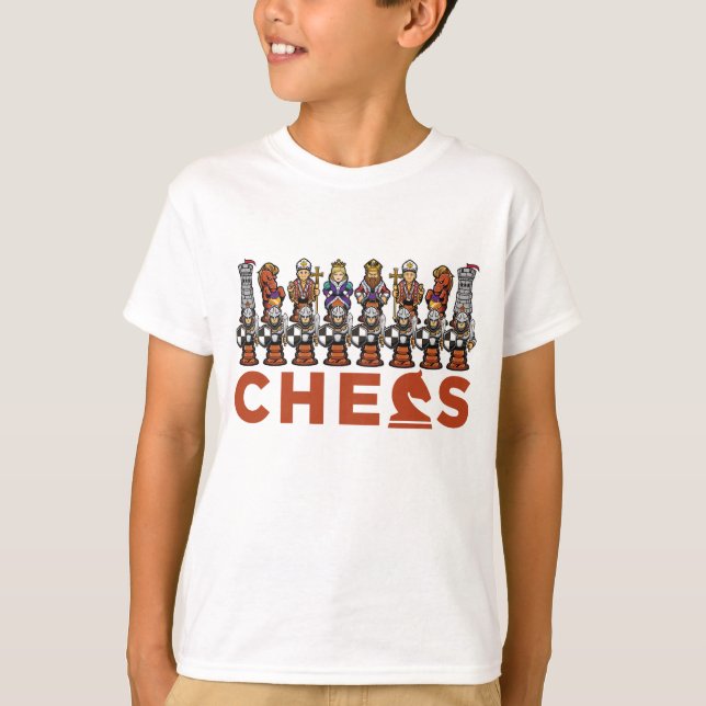 Camiseta jugador de ajedrez jugador de ajedrez (Anverso)