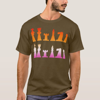 Camiseta Jugador de ajedrez lesbiano LGBTQ Gay Pride Chess