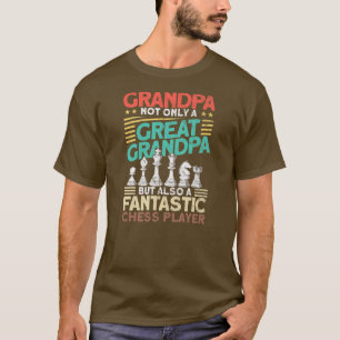 Camiseta Jugador de ajedrez masculino ajedrez ajedrez