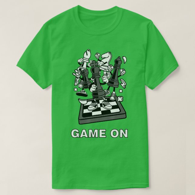 Camiseta Jugador de ajedrez para jóvenes Chicas de niños (Diseño del anverso)